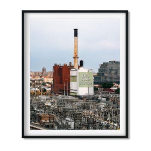 Watertoren in Vinegar Hill, Brooklyn 2025 - New York City Fine Art Print in kleur, New Yorker Wall Art