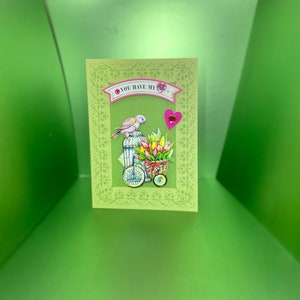 Angel Diva Easel 3D &quot;Happy Valentine&#39;s Day to my Sweetie&quot; Pop up Greeting Cards