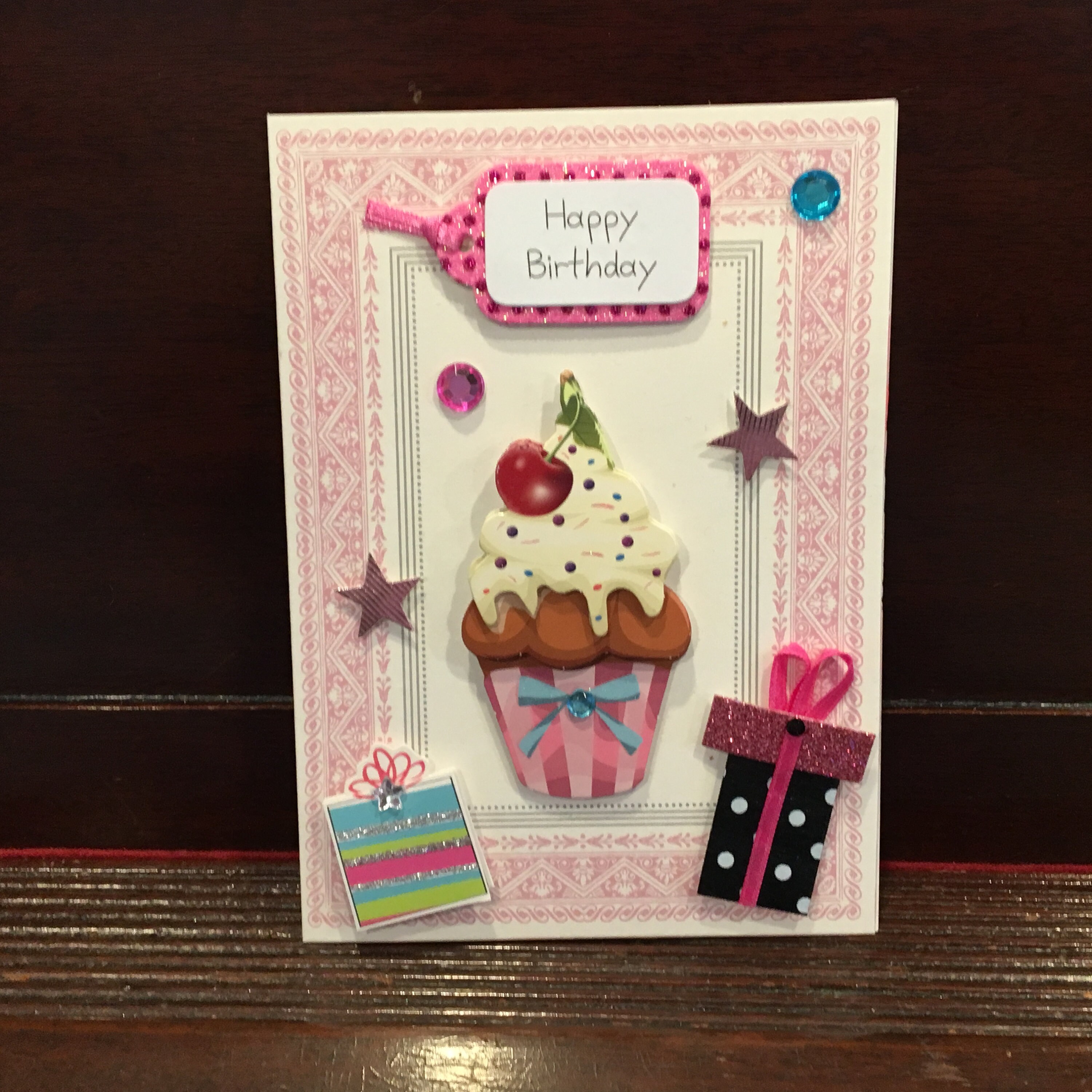 Angel Diva 3D set of two Happy Birthday Greeting Card