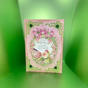 Angel Diva 3D Handmade A life richly blessed... greeting card
