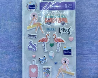 18 puffy vibe stickers