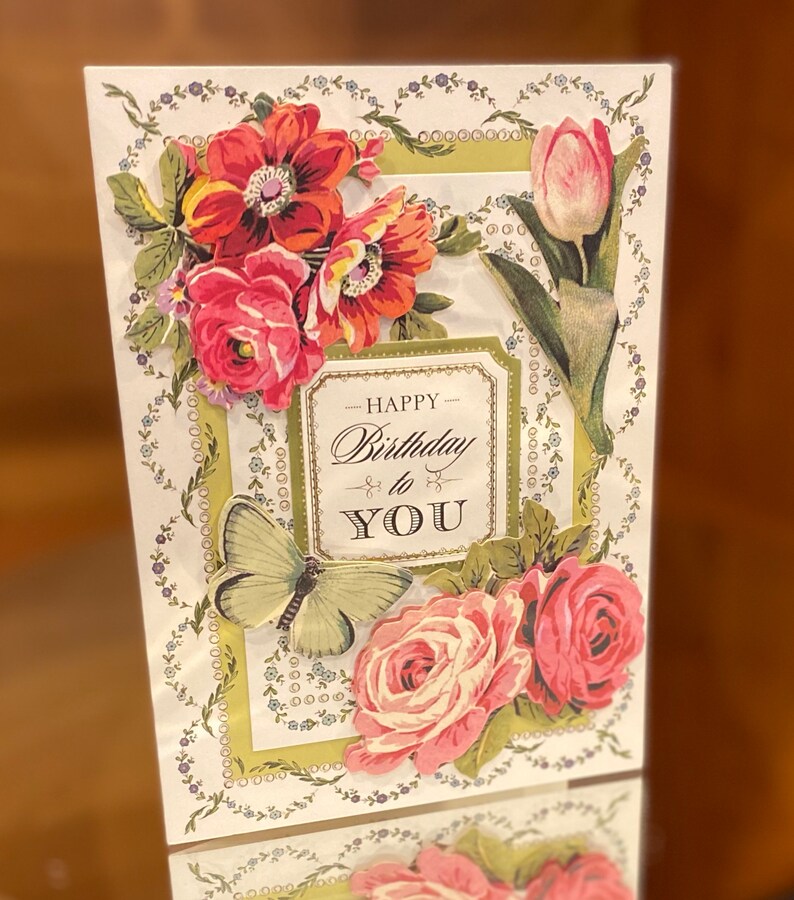 Angel Diva 3D set of two Happy Birthday Greeting Card