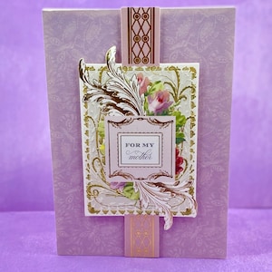 Angel Diva Handmade 3 Dimensional &quot;For my Mother&quot; Day Greeting Card