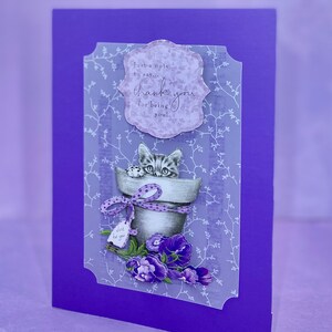 Angel Diva 3 D &quot;Thank you&quot; card