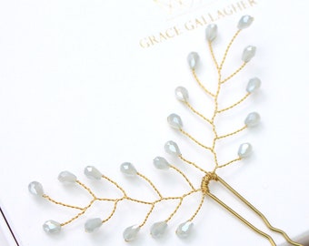 Opal Hair Pin | Bridal Accessory