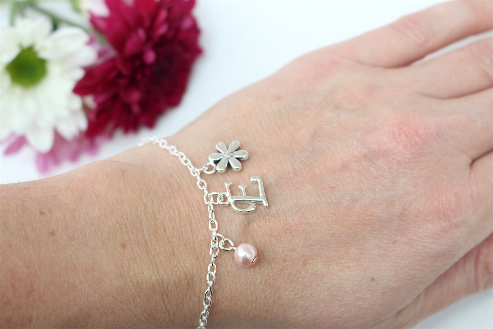 Flower Girl Gift Flower Girl Bracelet Flower Girl Charm Etsy UK