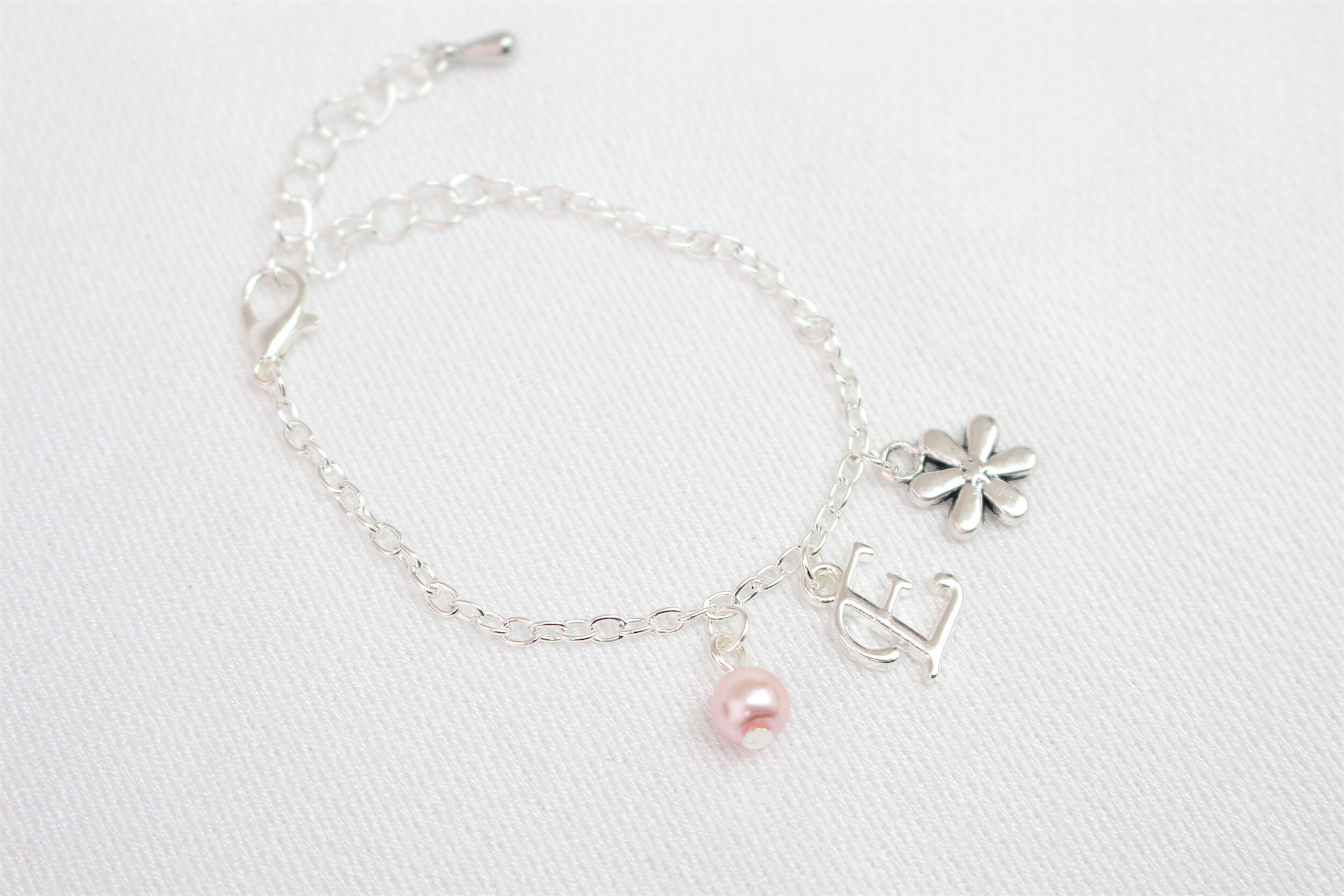 Flower Girl Gift Flower Girl Bracelet Flower Girl Charm Etsy UK