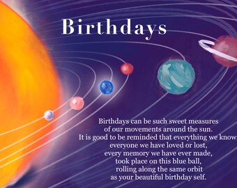 Birthdays On This Planet