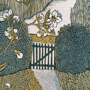 Winkle Brig on the Broads, Linocut. image 4