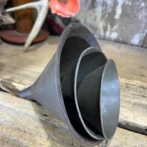 Vintage Galvanized Funnels/farm Tool - Etsy