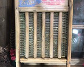 Vintage Gold Columbus Washboard repurpose. reuse. farmhouse