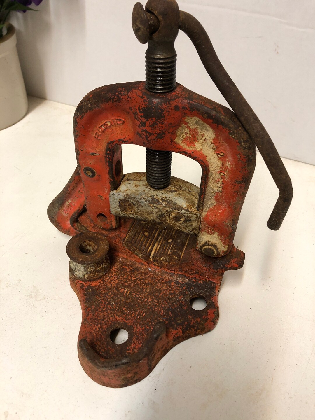 Antique Ridgid No. 21 Pipe Vise Etsy