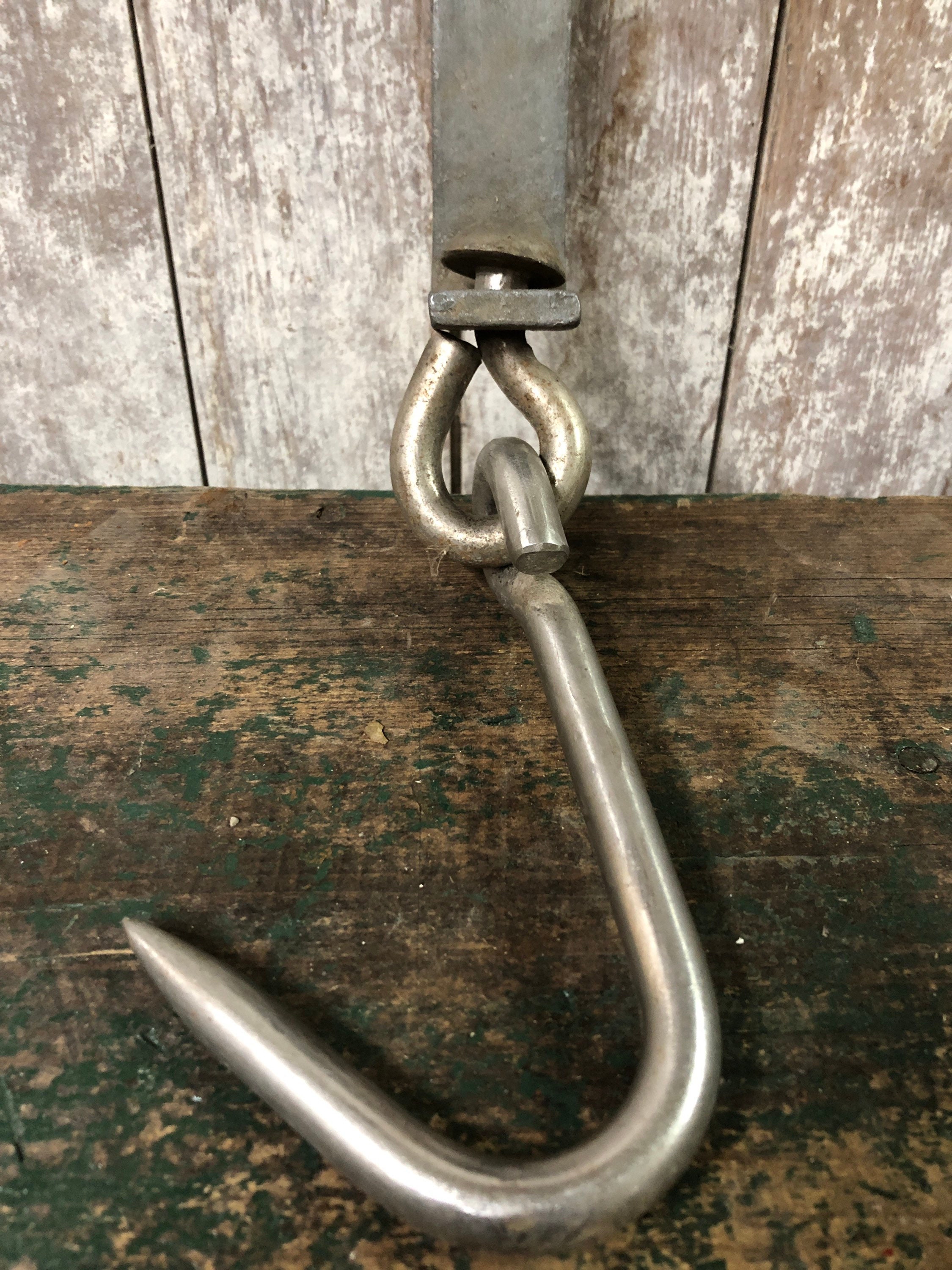 Stainless Steel Meat Hook Trolley Etsy