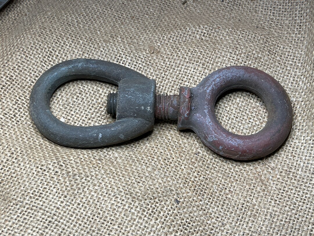 Antique Turnbuckle Eye Screw. Hanger, Industrial Bolt Etsy