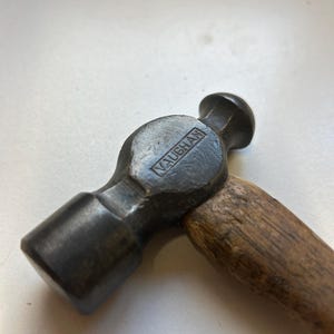 Vintage Vaughan Ballpeen hammer, hickory handle