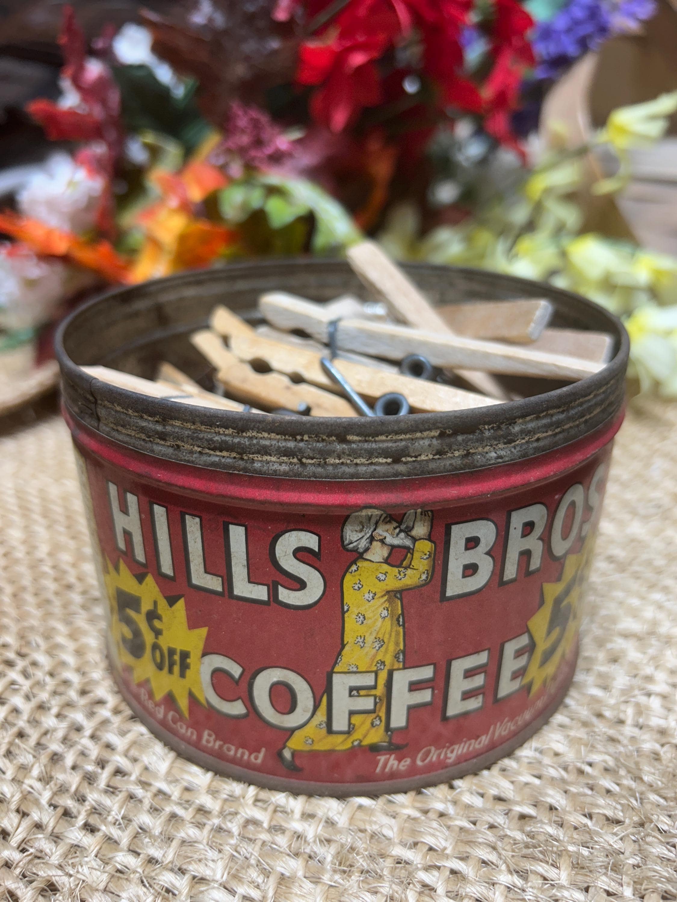 Hill Bros Coffee Tin - Etsy