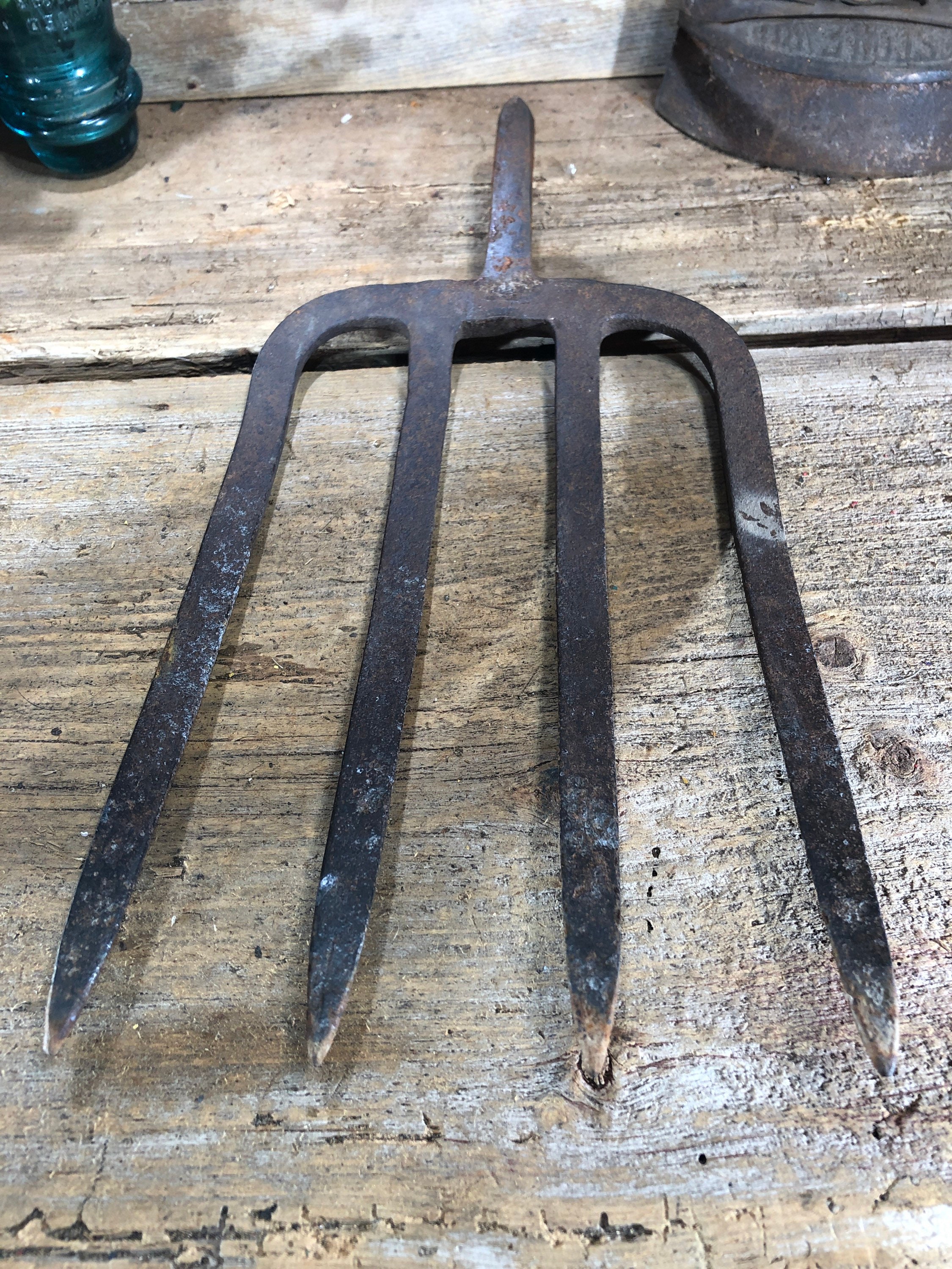 Antique Pitch Fork From the Barn. Garden Fork Etsy