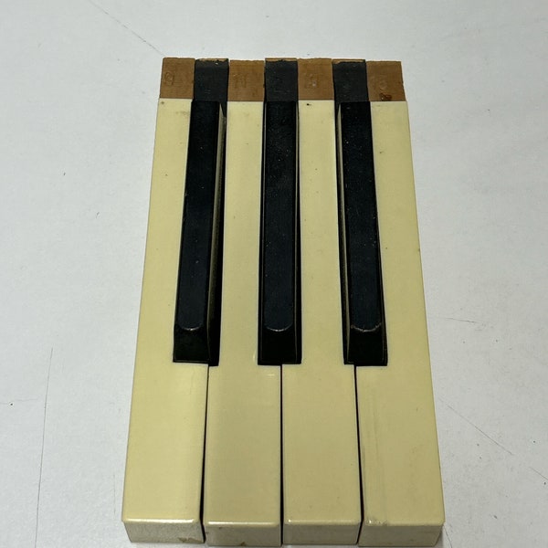 Antique piano keys, musical instruments, music decoration