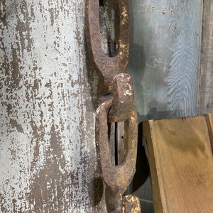 Vintage Industrial Salvage Hook, Steampunk, Metal forged, Farm Salvage.