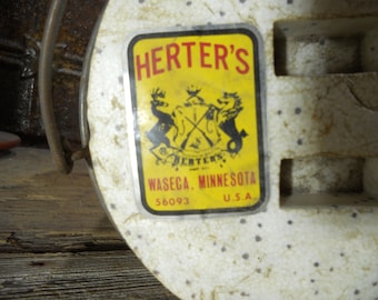 Vintage Herter's Minnow Bucket Waseca Minnesota