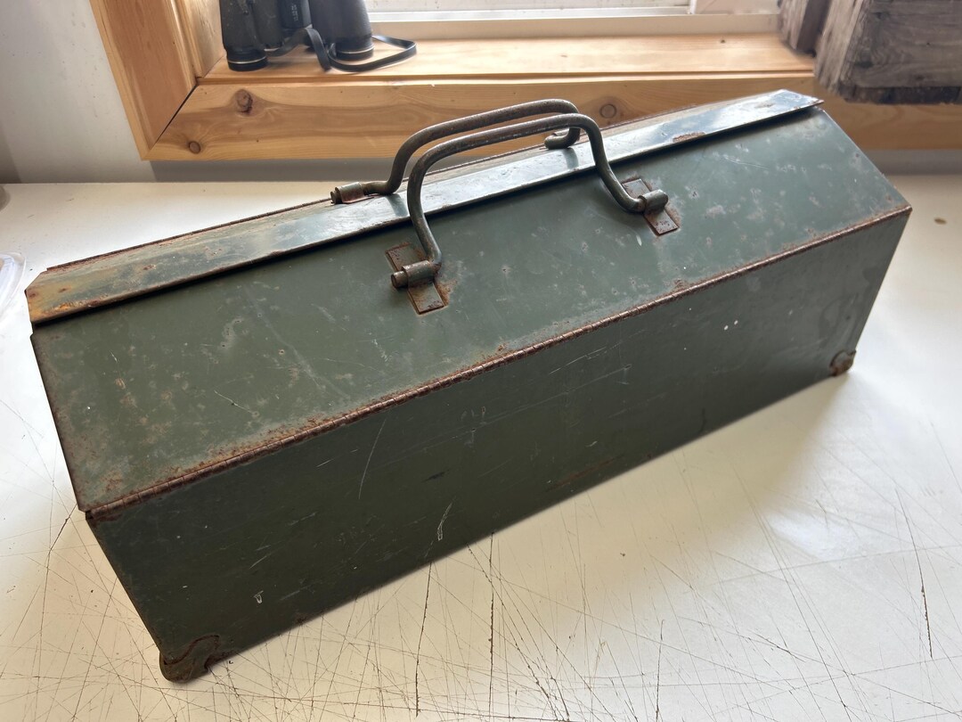 Steel Create Box Metal Tool Box, Craft Box, Cleaned, Metal Crate Box. - Etsy
