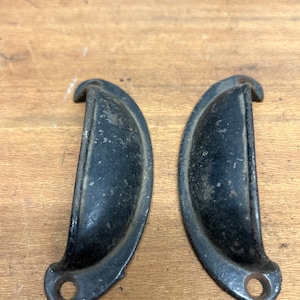 2 Antique Pulls, Knobs, Handles , cabinets. Hardware