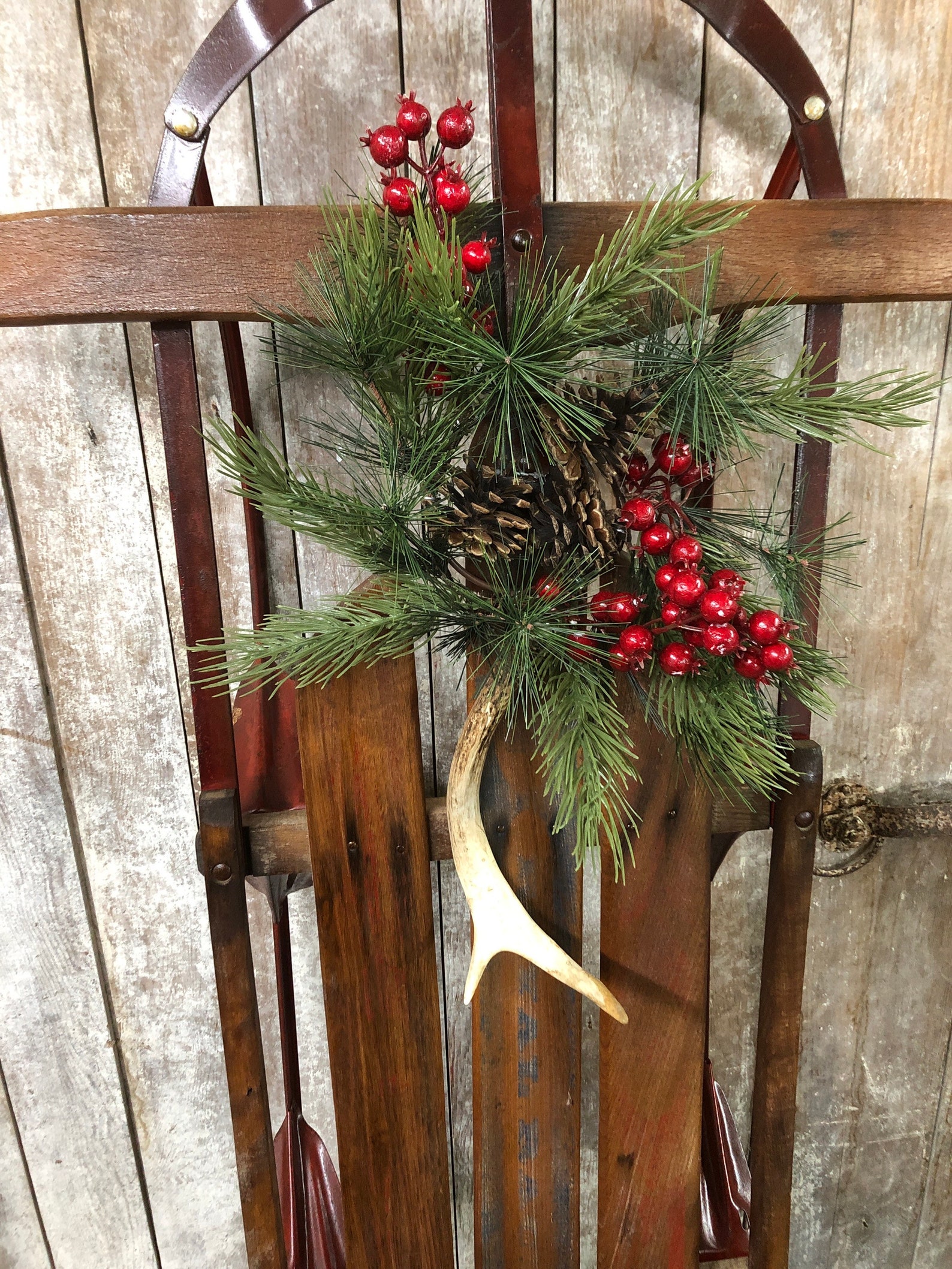 Vintage Christmas Sled 