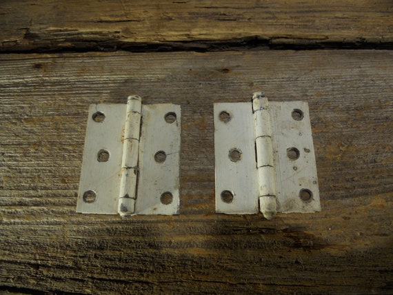 Vintage 3 Door Hinges cabinet rustic metal Industrial | Etsy