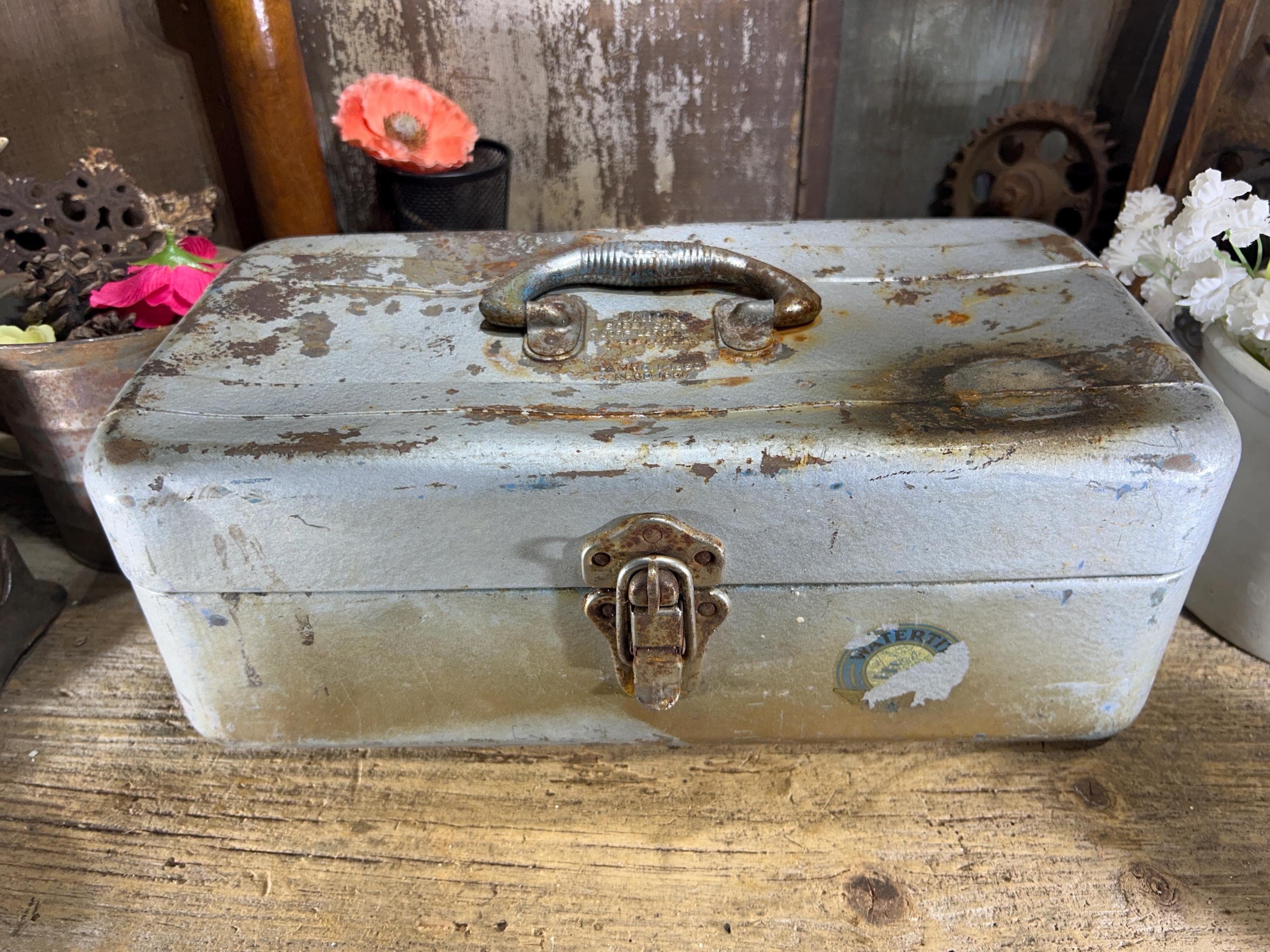 Union Metal Tool Box - Etsy