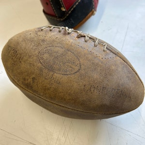 Vintage 1960 Sears, 2446 official conference leather football