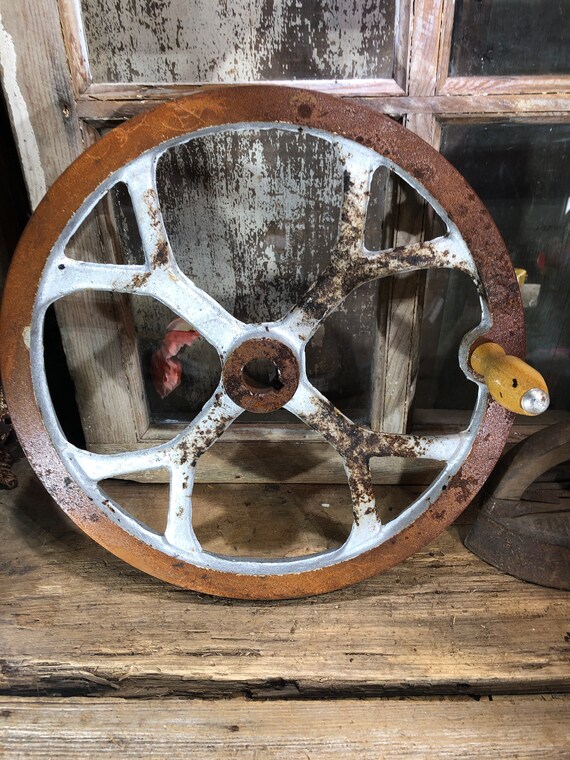 Vintage Industrial Salvage Steampunk Metal Gear Sprocket Etsy