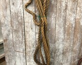 Vintage Barn Pulley rope. , Barn Rope , Straight off the farm aprox 18 feet