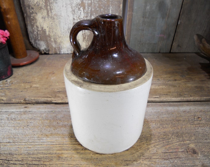 Vintage Crock Jug, 1/2 Gal. ,, Maple Syrup Jug Etsy
