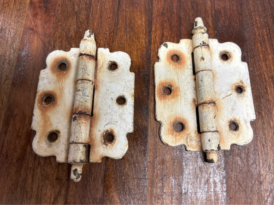 Vintage Victorian Hinges, Steeple, Industrial Salvage. 3 by 21/