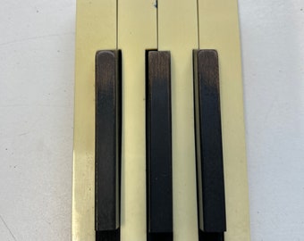 Antique piano keys, musical instruments, music decoration