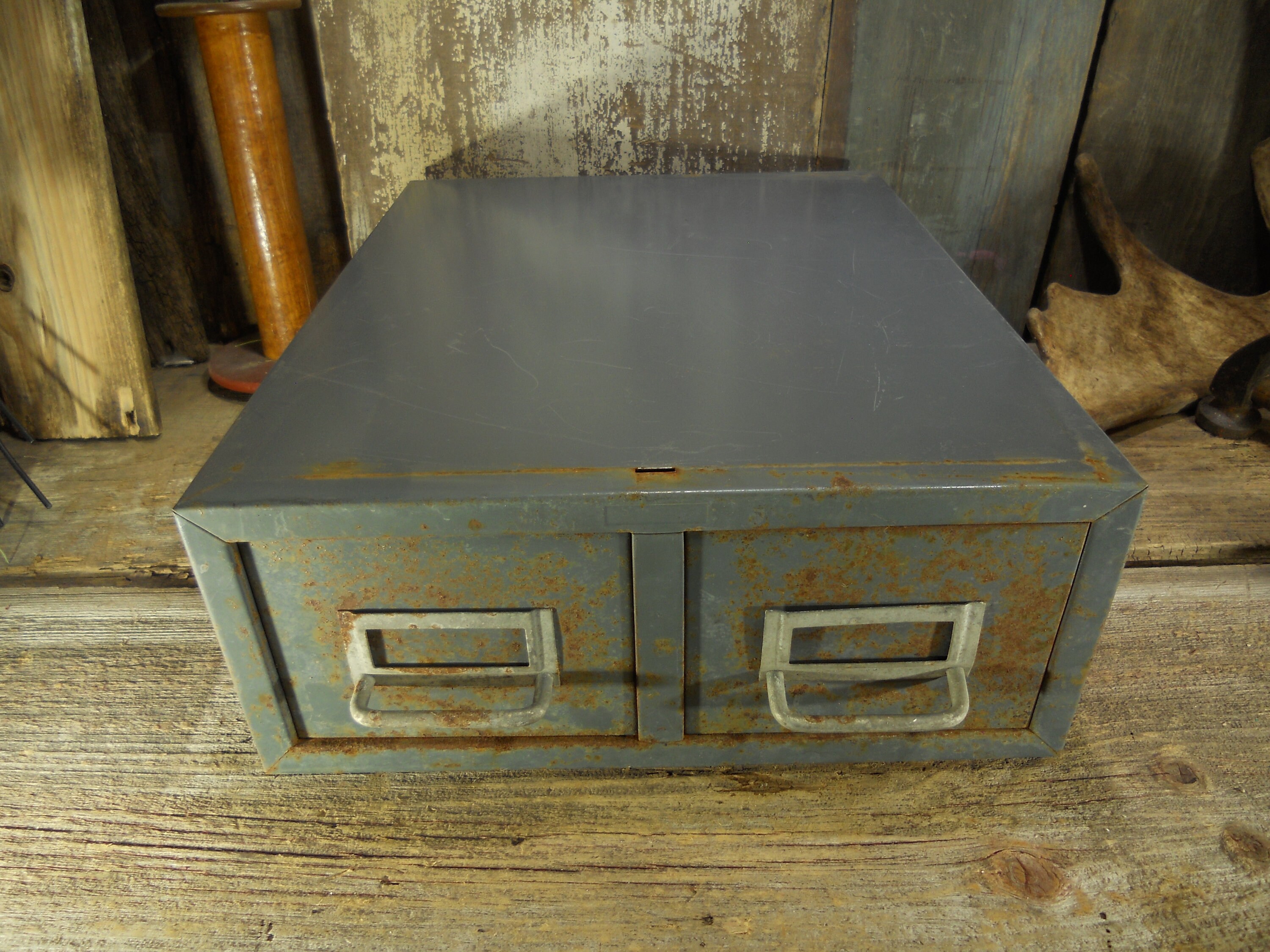 Vintage Metal Filing Drawer File Etsy