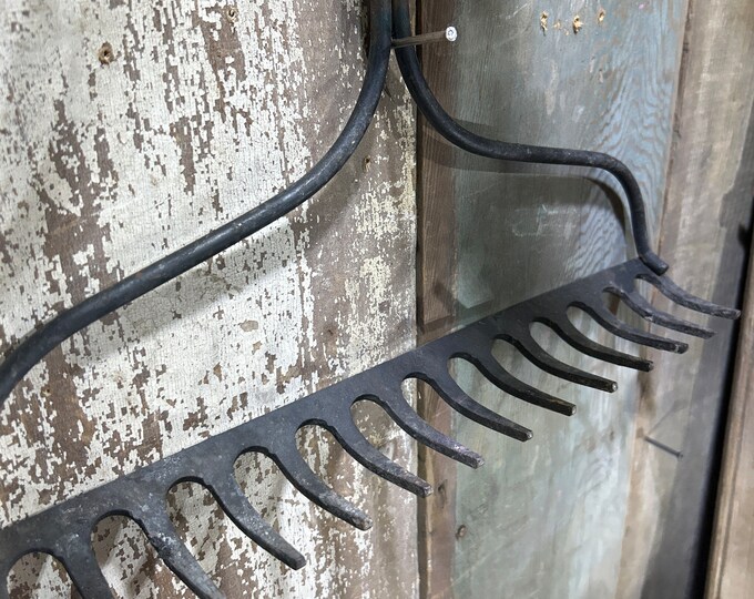 Winery Rake Garden Rake, Jewelry Hanger, Wine Glass Rack - Etsy