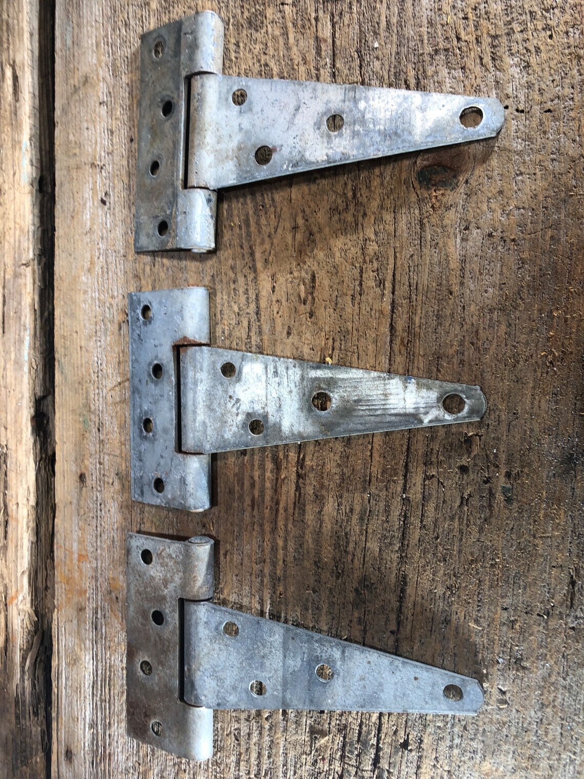 3 Door Galvanized Barn Gate Hinges Door Hinges Etsy