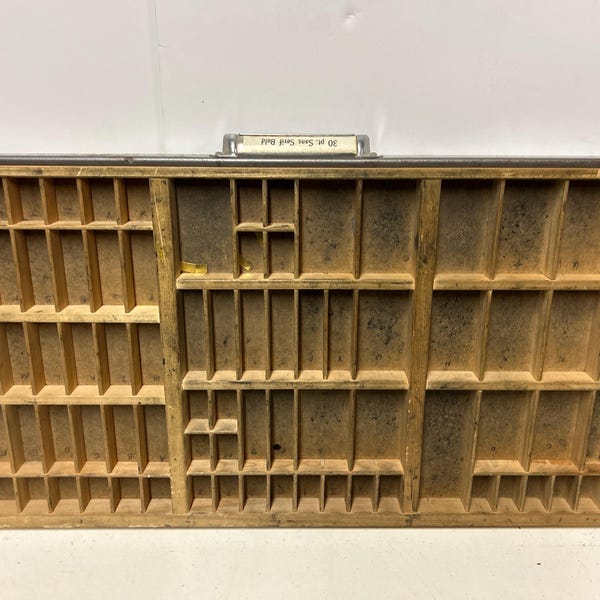 Letterpress Tray - Etsy