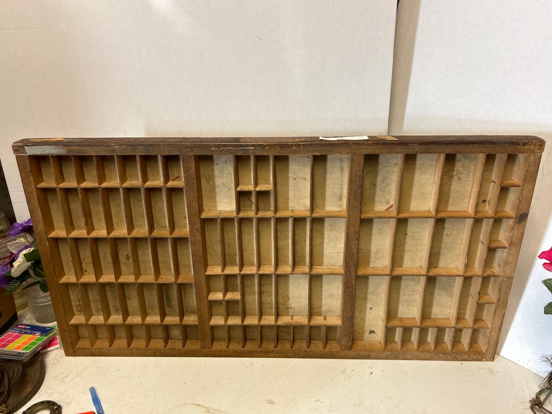Antique Printer Drawer Hamilton Letterpress Tray Typeset Tray
