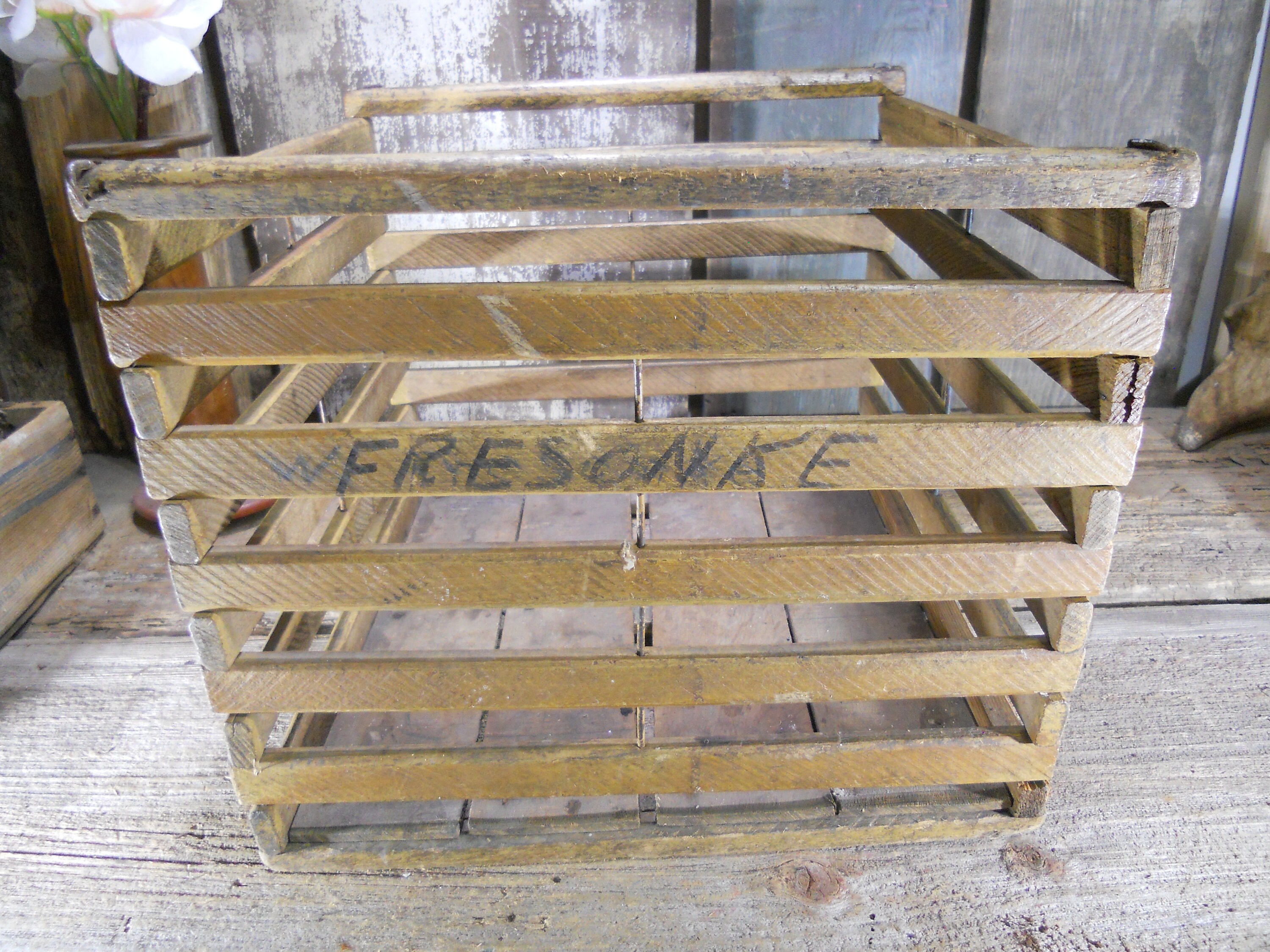 Vintage Egg Crate Wood Egg Box.. Farm Salvage. Farmhouse Etsy