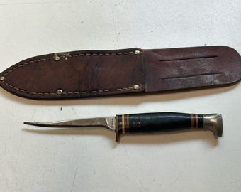 古いドイツ·ゾーリンゲン製精巧ナイフE BRUCKMANN MANNヴィンテージ MANN E BRUCKMANN Knife Made in Solingen Germany Smooth HORN