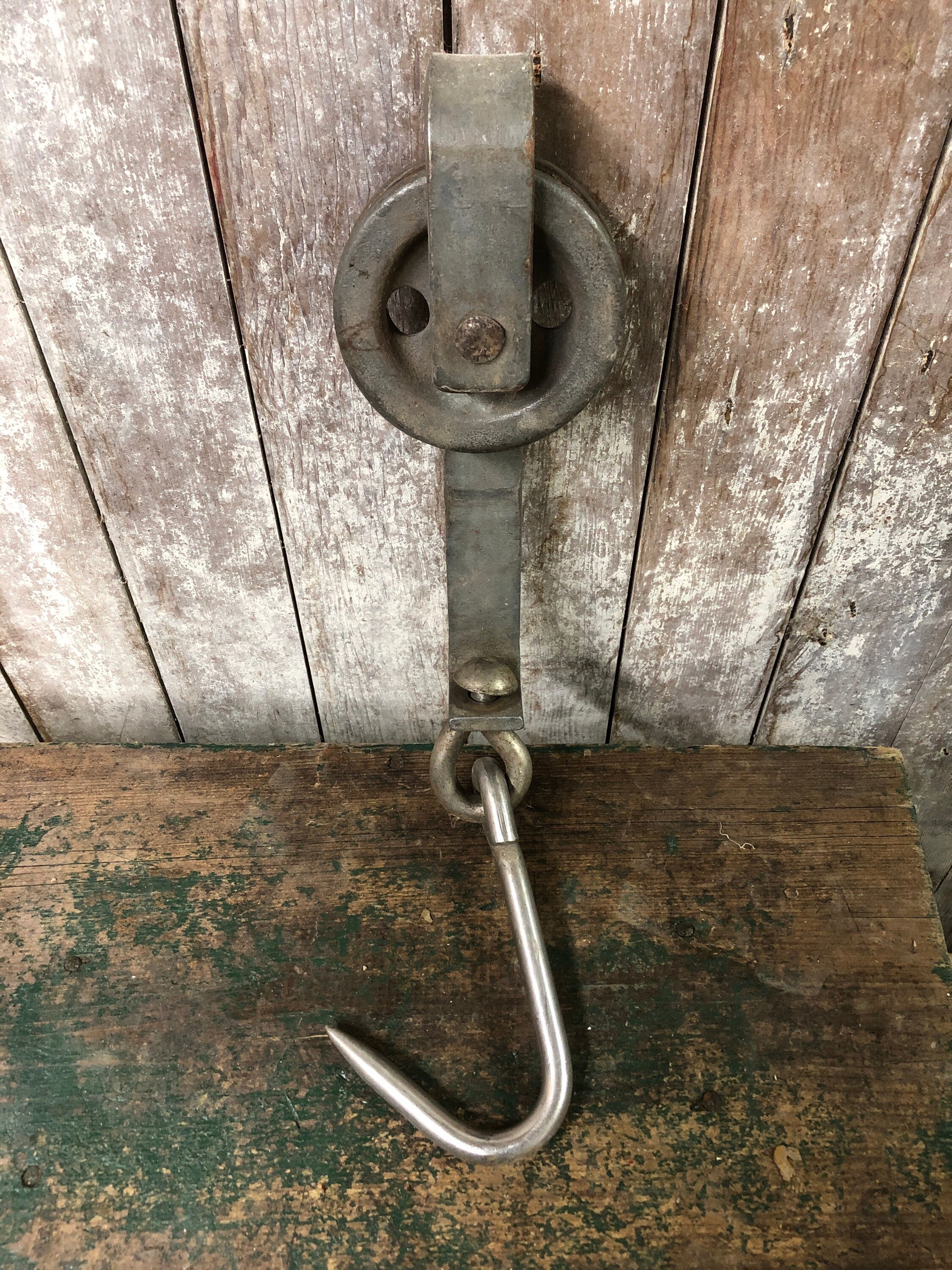 Stainless Steel Meat Hook Trolley Etsy