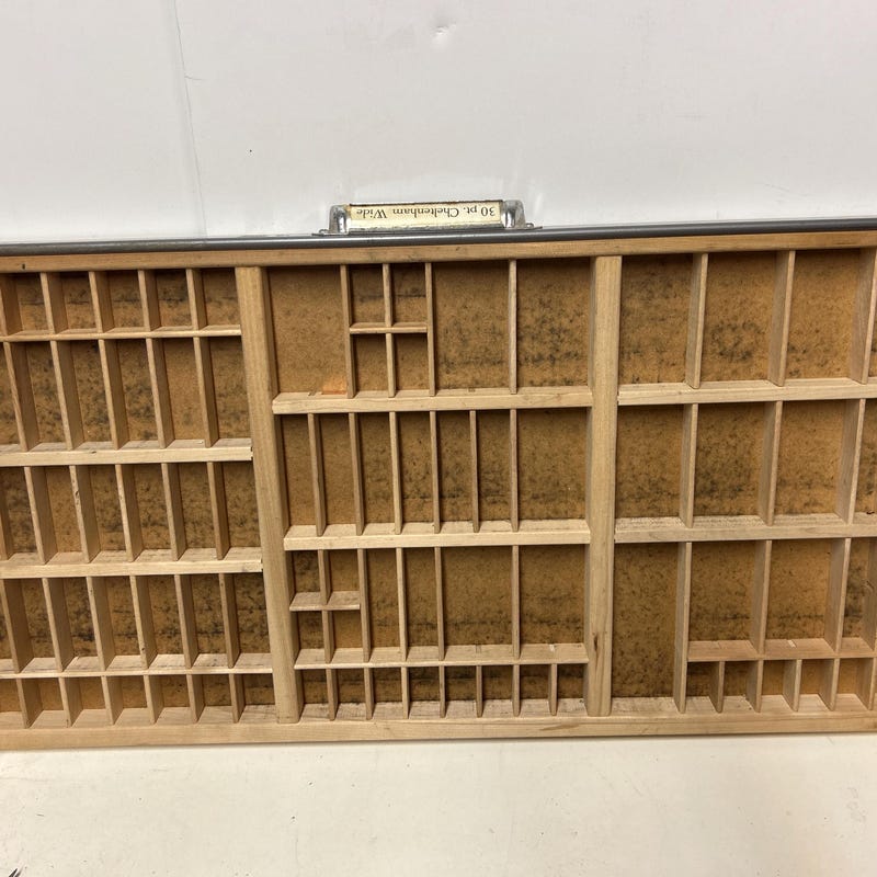 Letterpress Tray - Etsy