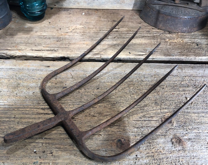 Antique Pitch Fork, From the Barn. Hay Fork - Etsy