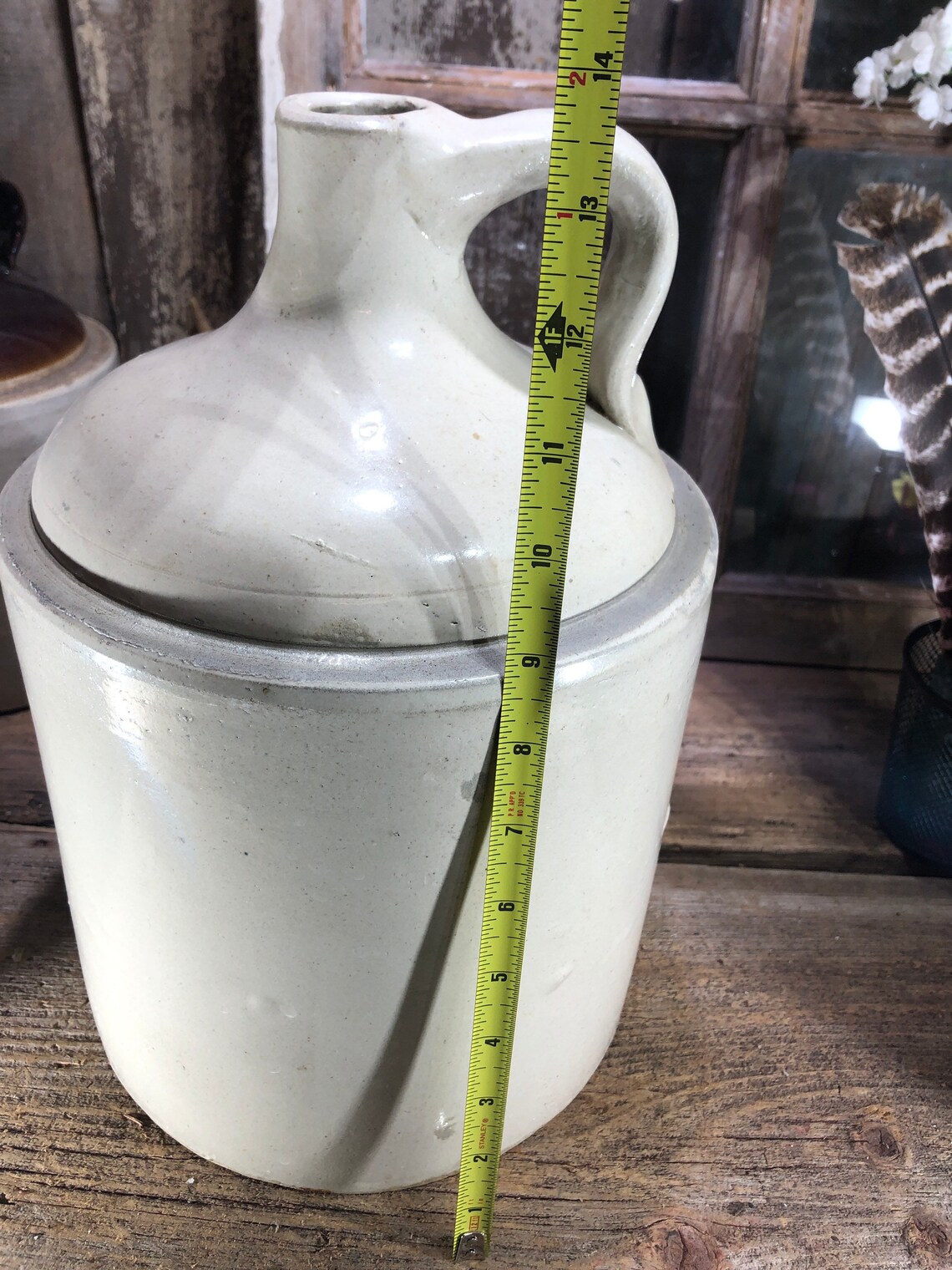 Vintage Crock Jug Farmhouse Find. Home Decor. Barn XXX Etsy