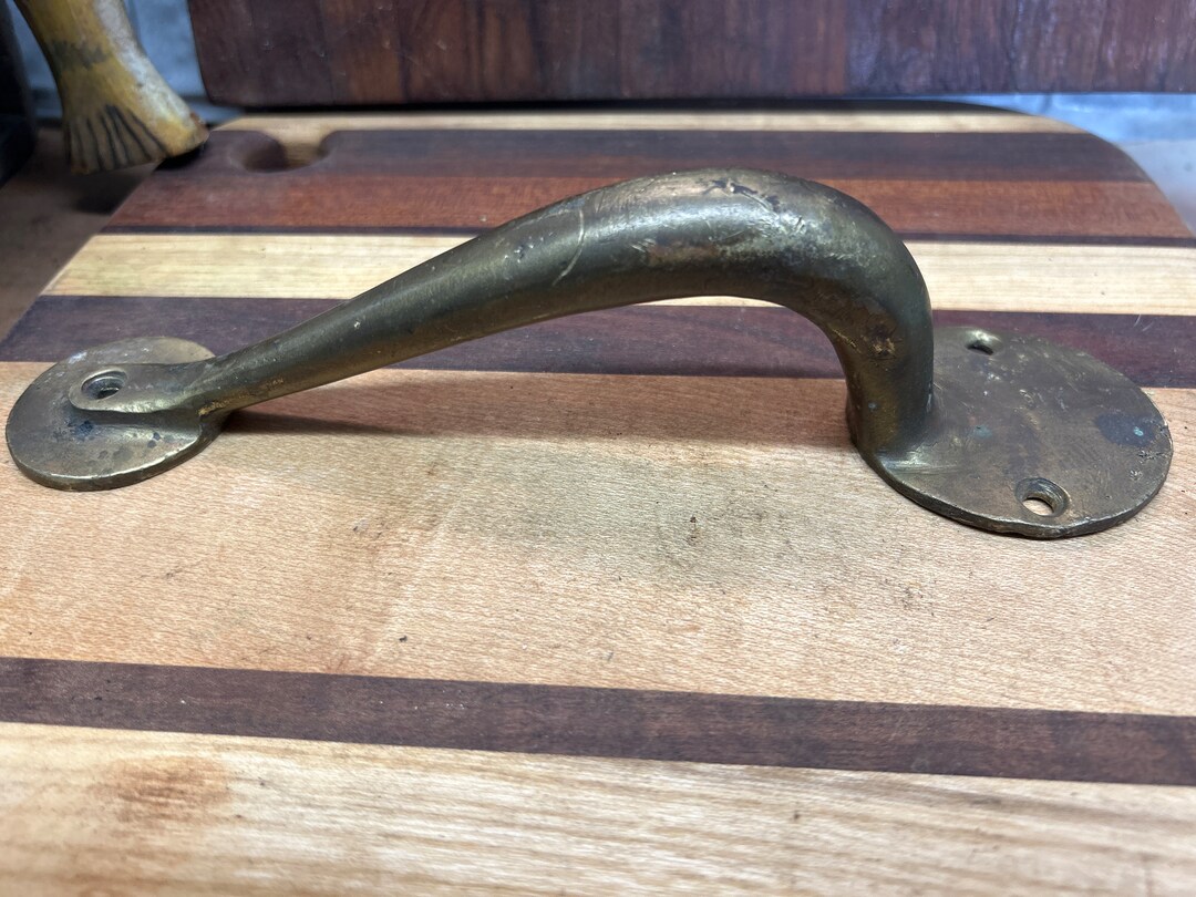 Vintage Brass Door Handle, Victorian Etsy