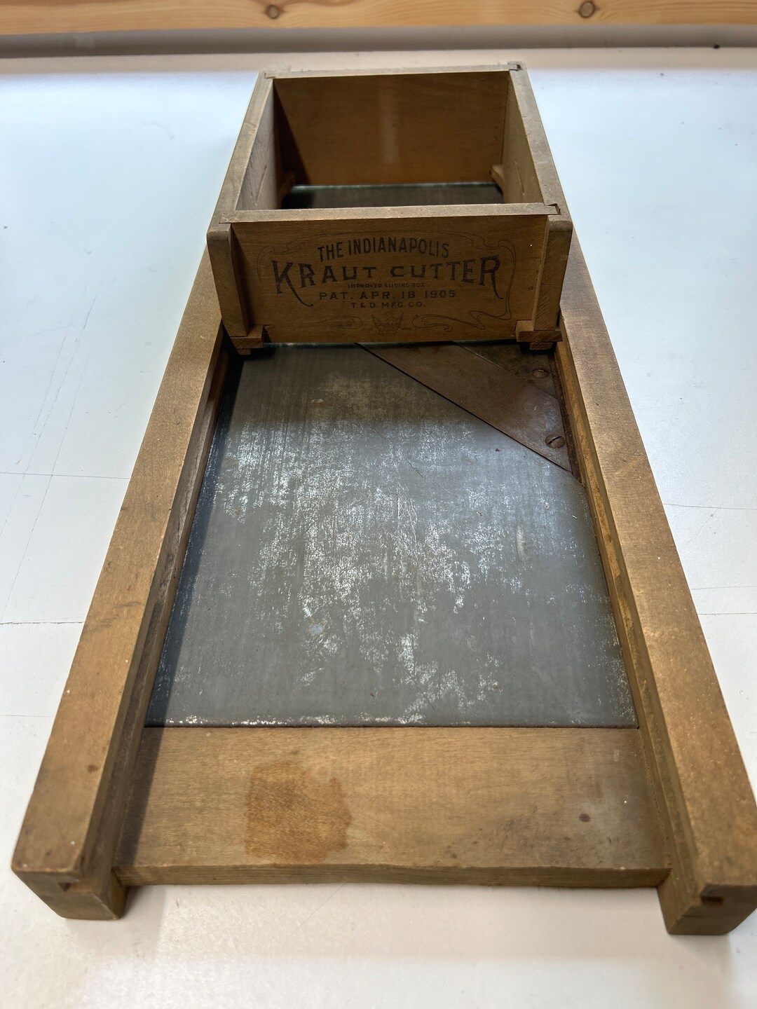 Kraut Cutter Indianapolis. 642. Pat 1905 Etsy