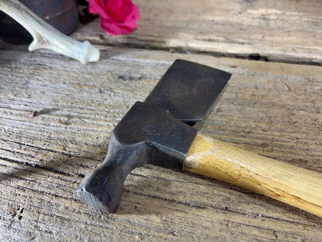 Vintage Hatchet. Farm Find, Cedar Shake Hammer/hatchet Etsy