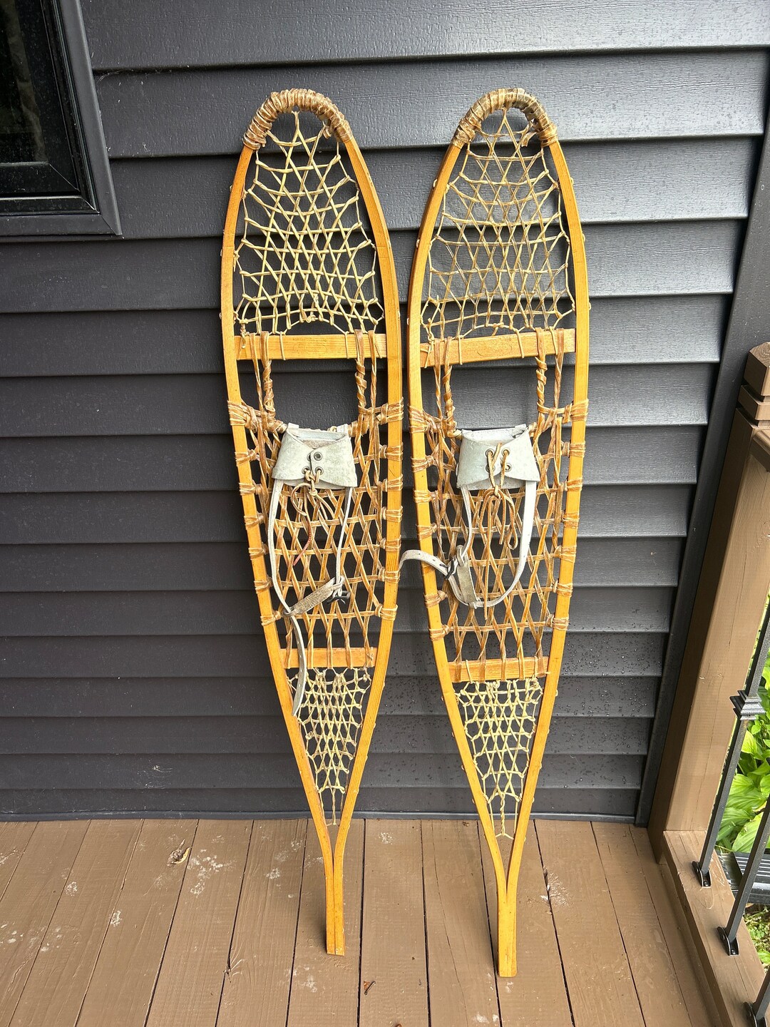 Vintage Handmade Snowshoes, . Cabin Decor. Northwood Brand Etsy
